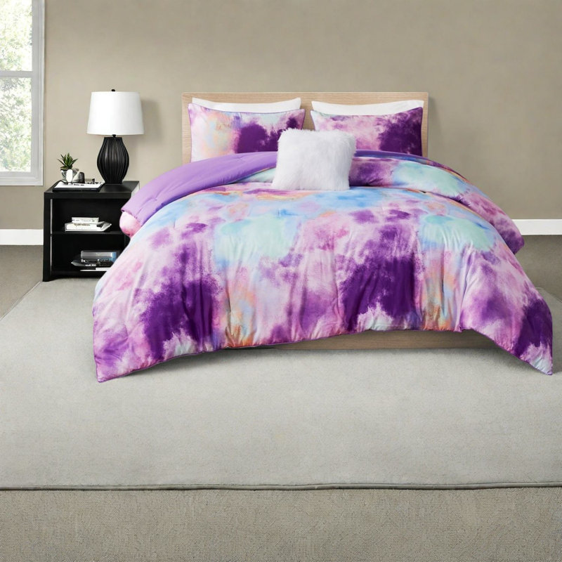 Ensembles de literie en polyester de qualité supérieure, teinture à l'aquarelle pour maison moderne