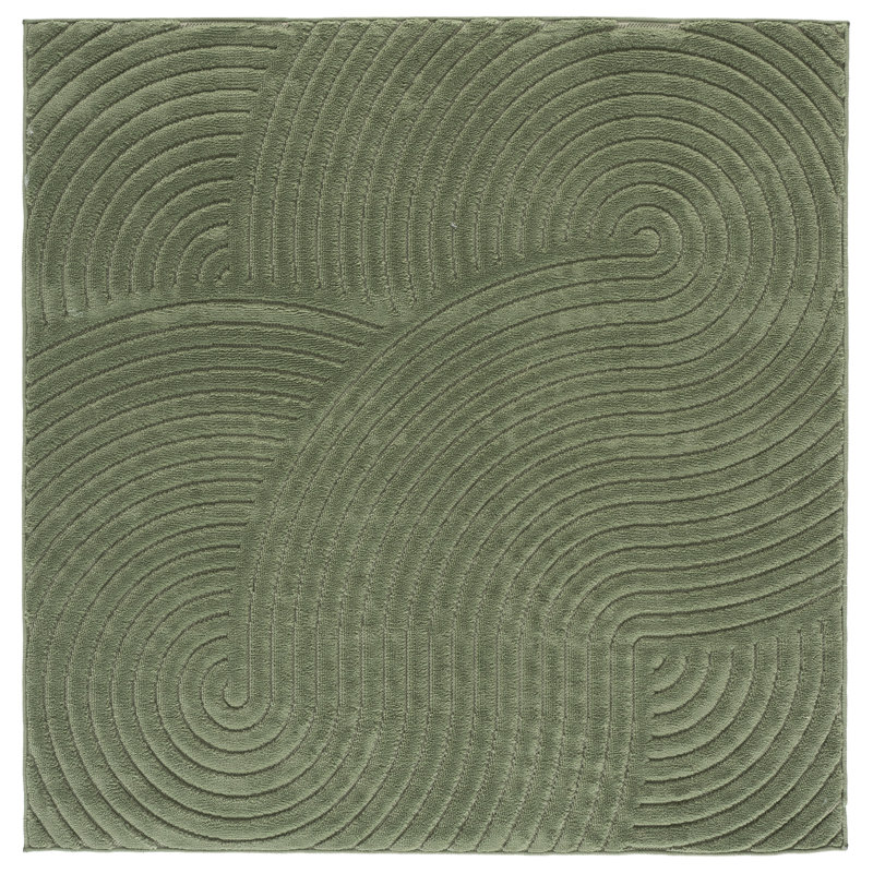 Selena Performance Geometric Indoor Rug, 5'-3" x 5'-3" Square