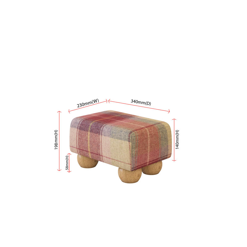 Manufactured Wood Accent Stool