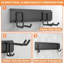 Range-outils de jardin, support de rangement pour outils de garage 48 pouces, supports muraux en acier robuste