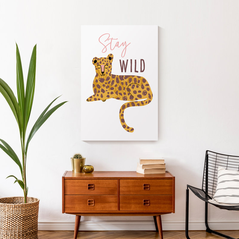 Art sur toile Stay Wild, H 30 po x l 20 po x P 1,25 po