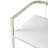 State St. Modern Acrylic Dining Arm Chair - Glossy White