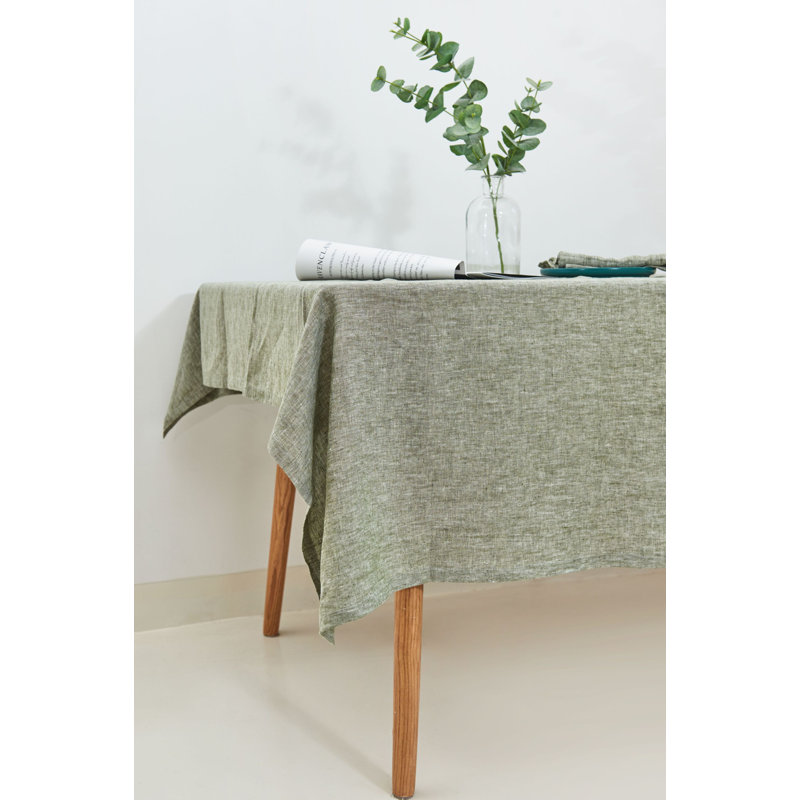 Evlyn Tablecloth, 200cm W x 280cm L, Oatmeal Brown