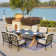 Rectangular 7 - Piece 6 - Person 72.05" Long Dining Set with Cushions