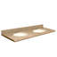 Plateau de salle de bain double 61 po meuble-lavabo-19334184-19334192-19334187