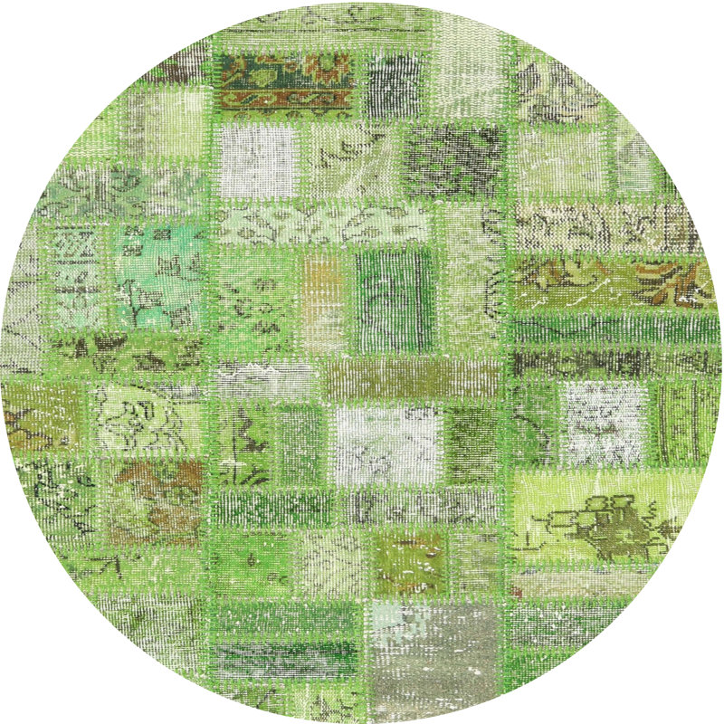 Tapis vert contemporain, Rond 8 pi