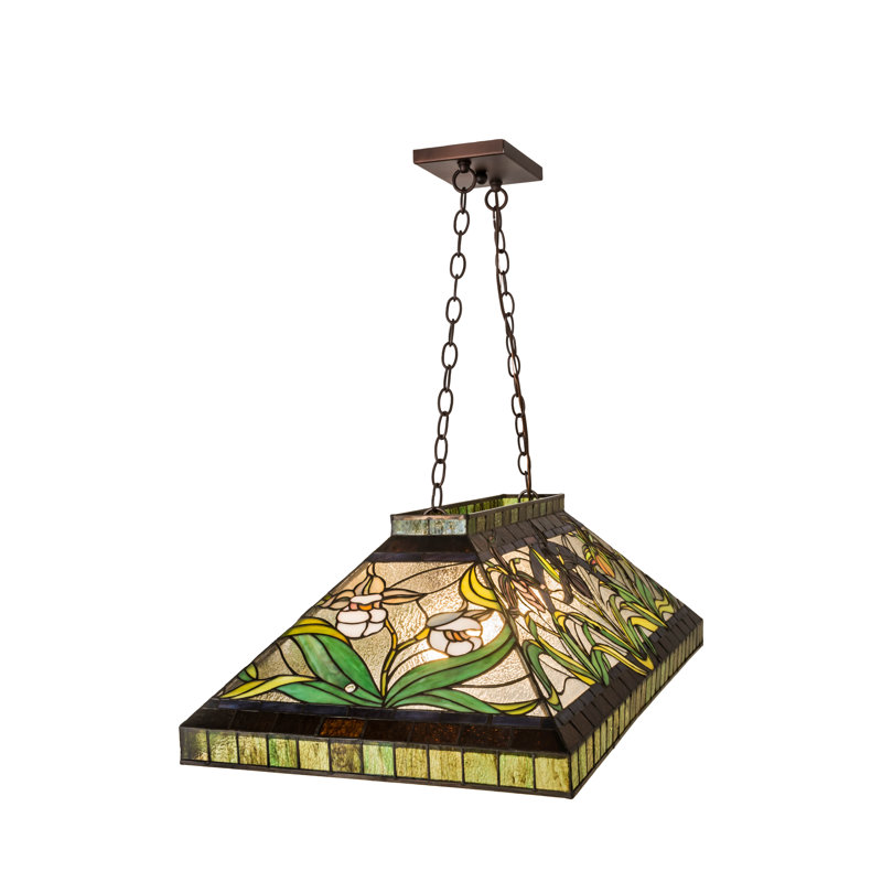 Lady Slippers Oblong 3 - Light Pendant