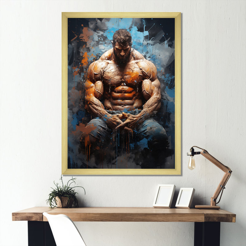 Impression sur toile Tymerius, H 20 po x l 12 po x P 1 po, Encadrement doré