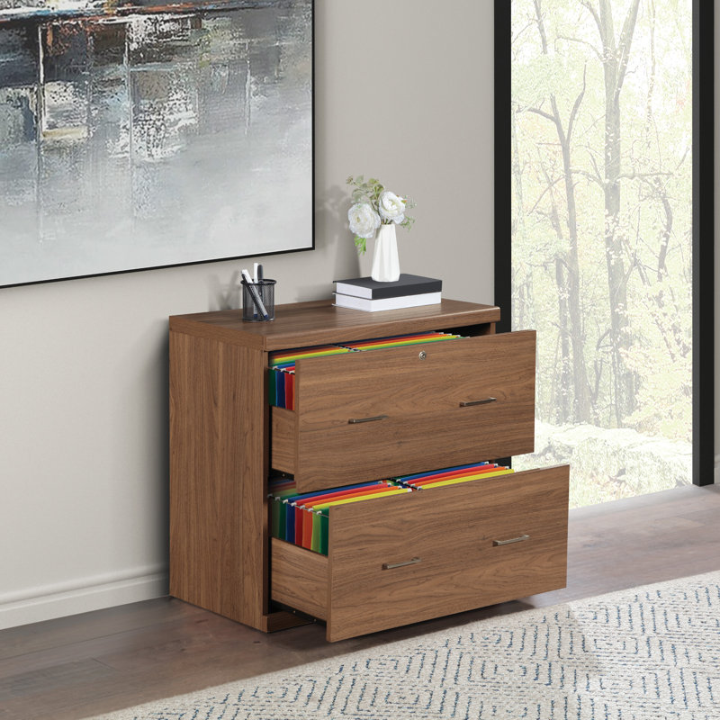 30'' Wide 2 -Drawer File Cabinet, Majestic Walnut