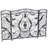 3 Panel Iron Fireplace Screen