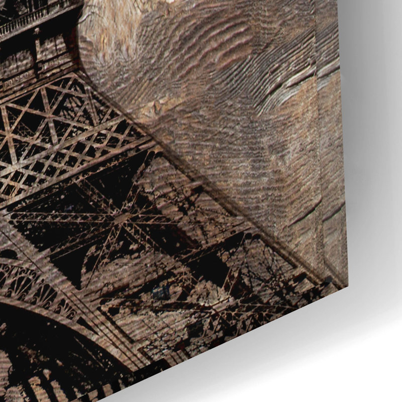 Williston Forge «France» par Irena Orlov, art mural en verre acrylique, H 16 po x l 12 po x P 0,13 po