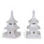 2 Piece Pagoda Objects Set
