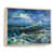 Toile naturelle avec cadre flottant