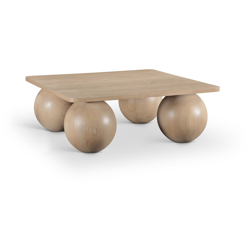 Table basse en placage de chêne Fitch, Naturel
