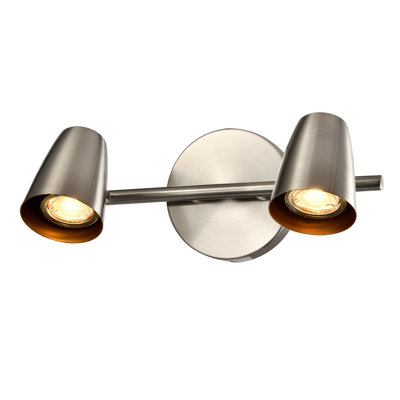 Chelcie 12'' 2 -Light Linear Track Kit with Dimmable