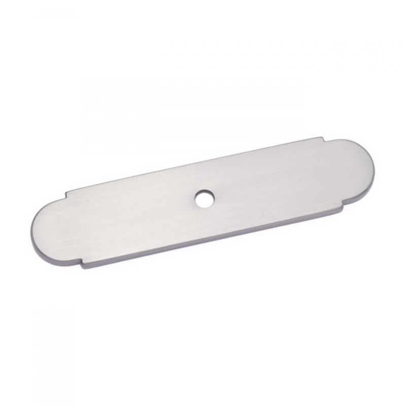 Plaque arrière à petit trou avec un trou BP Series, Nickel satiné