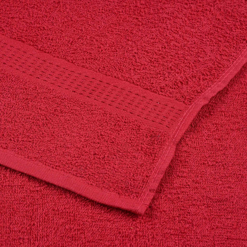 Selisa 100% Cotton Fingertip Towel, Red