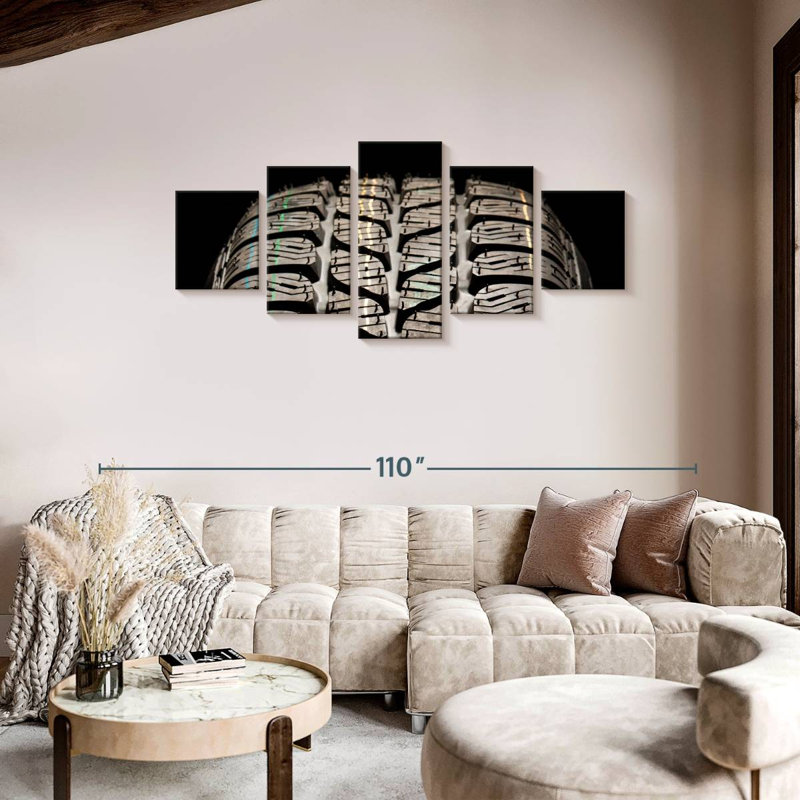 Truck Tire, 36" H x 80" W