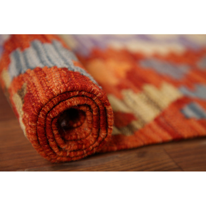 Tapis oriental multicolore Kilim 3 x 5