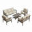 5-Piece Metal Patio Furniture Set-1819452042