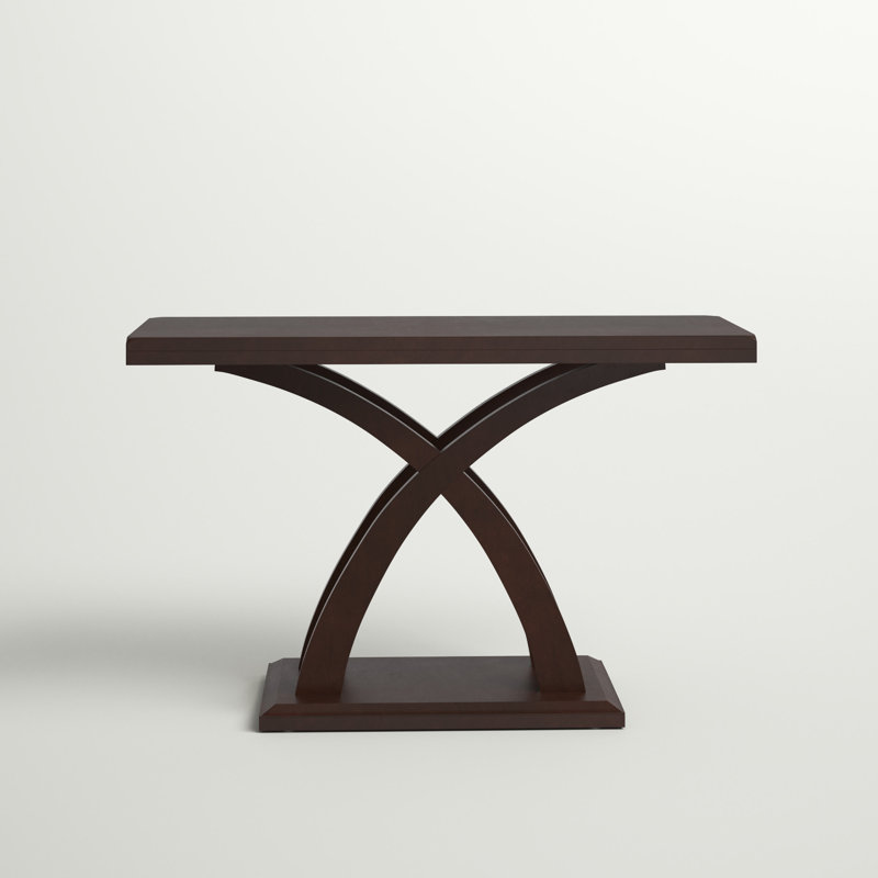 Almeta 48'' Console Table, Dark Cherry