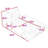 Twin-Size Race Car Platform Bed With Safety Rails And Headboard-1247222867