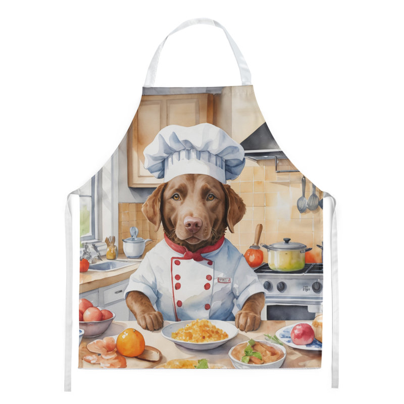 No Pattern Bib Apron