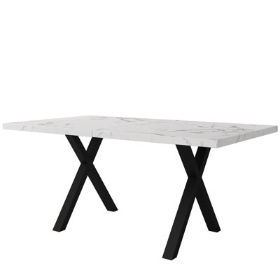 Dining Table With Cross-leg