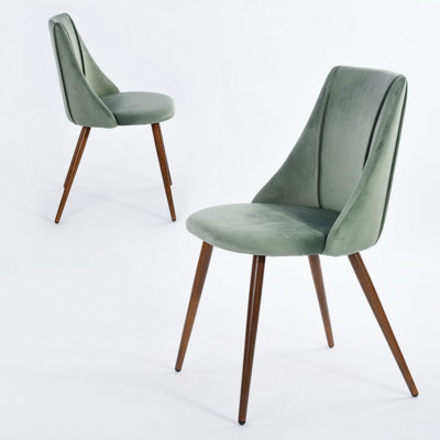 Amaia 47cm H Velvet Upholstered Side Chair