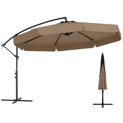 Allen Roth 11 Ft Offset Patio Umbrella | Wayfair