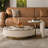 Modern and simple marble coffee table set-1253062112