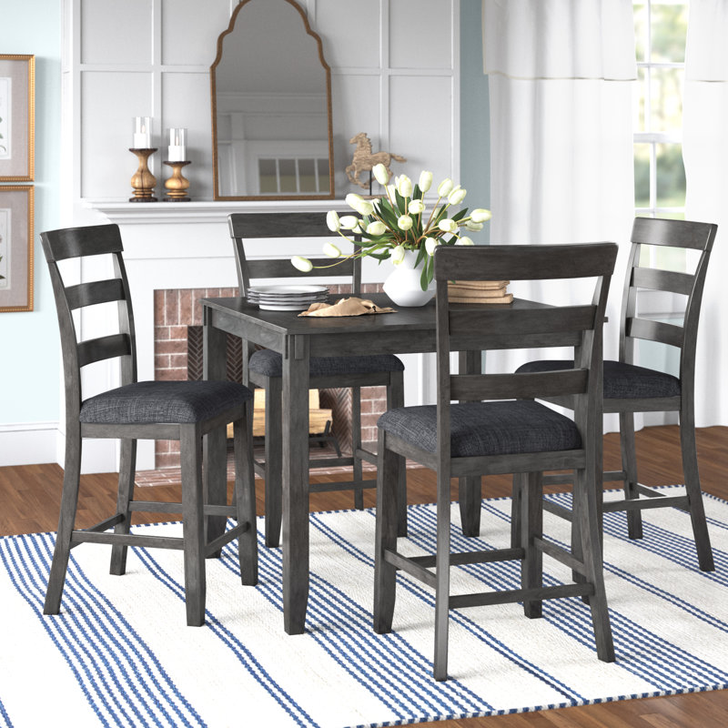 Jaworski 4 - Person Counter Height Dining Set
