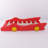 87'' Twin Size Race Car-Shaped Platform Bed With Wheels-1402428374