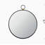 Miroir de 24 po x 27 po à cadre noir - pièce décorative contemporaine pour le salon, la chambre à coucher, le vestibule, le vestibule, rehausse la pièce avec un mur d'entrée naturel réfléchissant de conception minimaliste moderne, réfléchit pour illuminer