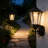 Solar Wall Light Outdoor Classic Black(set Of 2)-1118080273