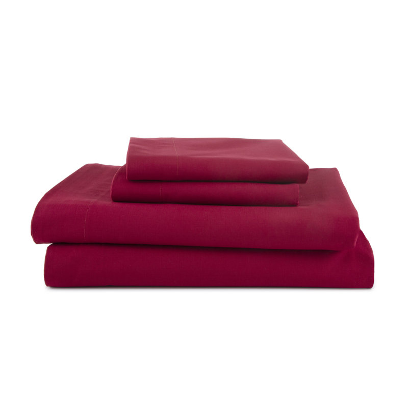 Martex 225 Thread Count Bed Sheets Light Weight, Soft Breathable Sheets, Brushed Cotton Rich Blend, Secure Fit, Wrinkle Resistant, Durable, Easy Care & Comfy Sheets