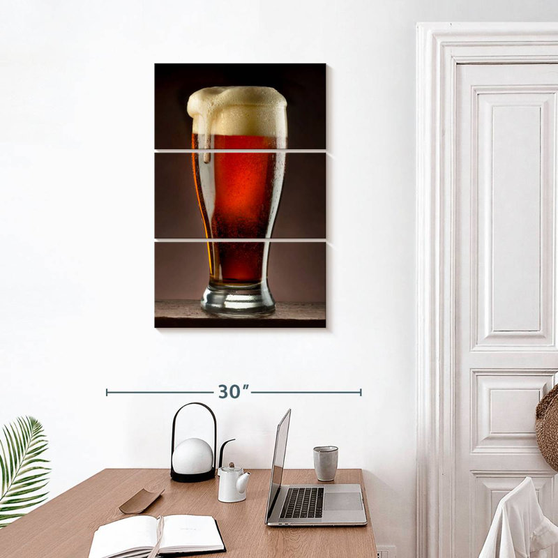 Grand verre à bière Yarlin, H 32 po x l 20 po
