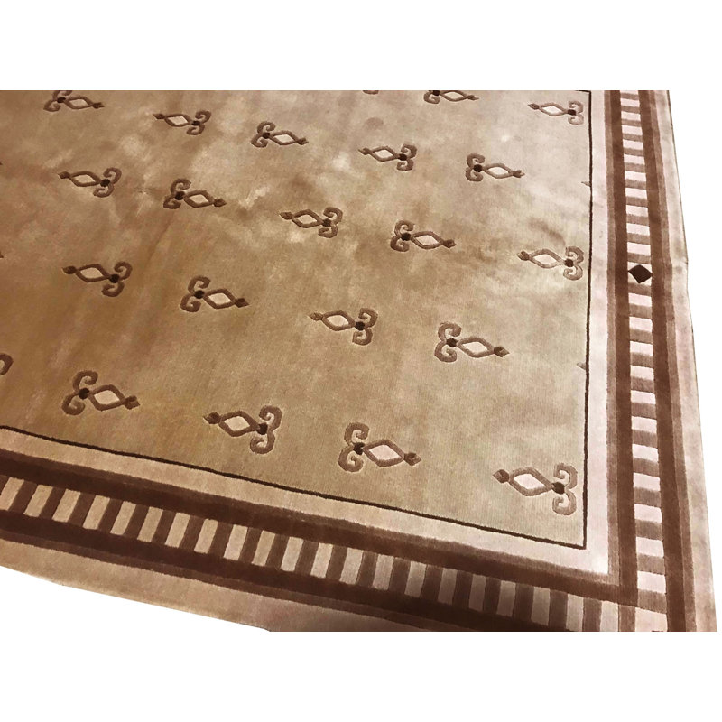Hand-Knotted Wool IVORY / BEIGE Area Rug