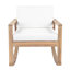 Chaise berçante d'extérieur en bois d'acacia Elira-126172376