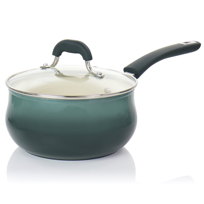 Batterie de cuisine antiadhésive en aluminium 8 pièces Oster, Bleu