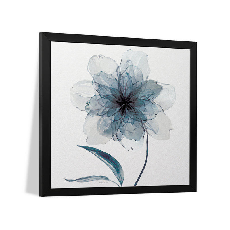 Affiche Indigo Bloom II par Carol Robinson, H 16 po x l 16 po