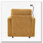 Chaise longue en chenille avec rangement-1153513389
