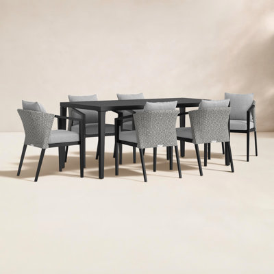 Abalone 70" Patio Dining Set