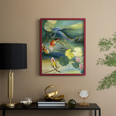 «A Moment In Time», reproduction encadrée - bois massif