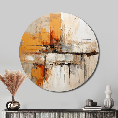 Cissy Impressions II - Abstract Round Metal Art