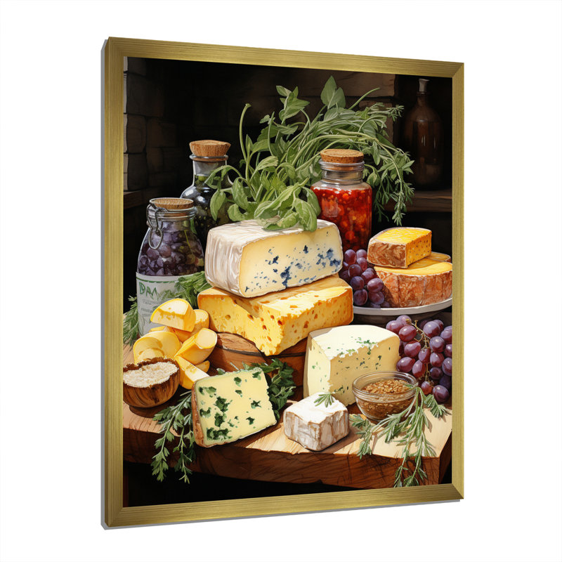 Plateau à fromage Santalaris II, H 40 po x l 30 po x P 1,5 po, Encadrement doré