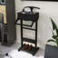 Portant à vêtements avec tablettes de rangement, cintre moderne
