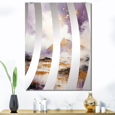 Grand miroir mural Bossert - Paysages abstraits MIR140660