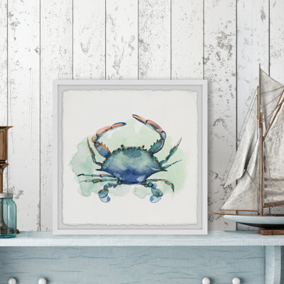Notre Bon Crabe Celeste - Single Picture Frame Print