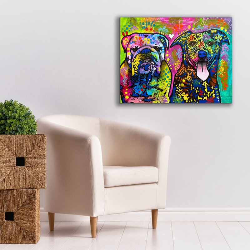 'Alliances' by Dean Russo Canvas Wall Art, 26" H x 34" W x 1.5" D